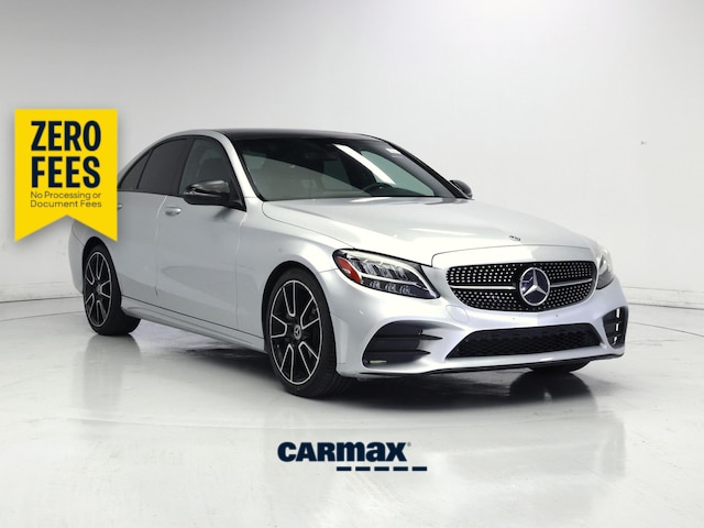 Silver 2020 Mercedes-Benz C-Class Sedan Rear-Wheel Drive Automatic