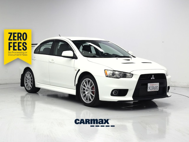 White 2014 Mitsubishi Lancer Evolution Sedan All-Wheel Drive Manual