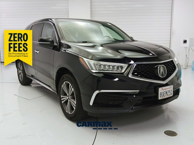 Black 2018 Acura MDX SUV / Crossover Front-Wheel Drive Automatic