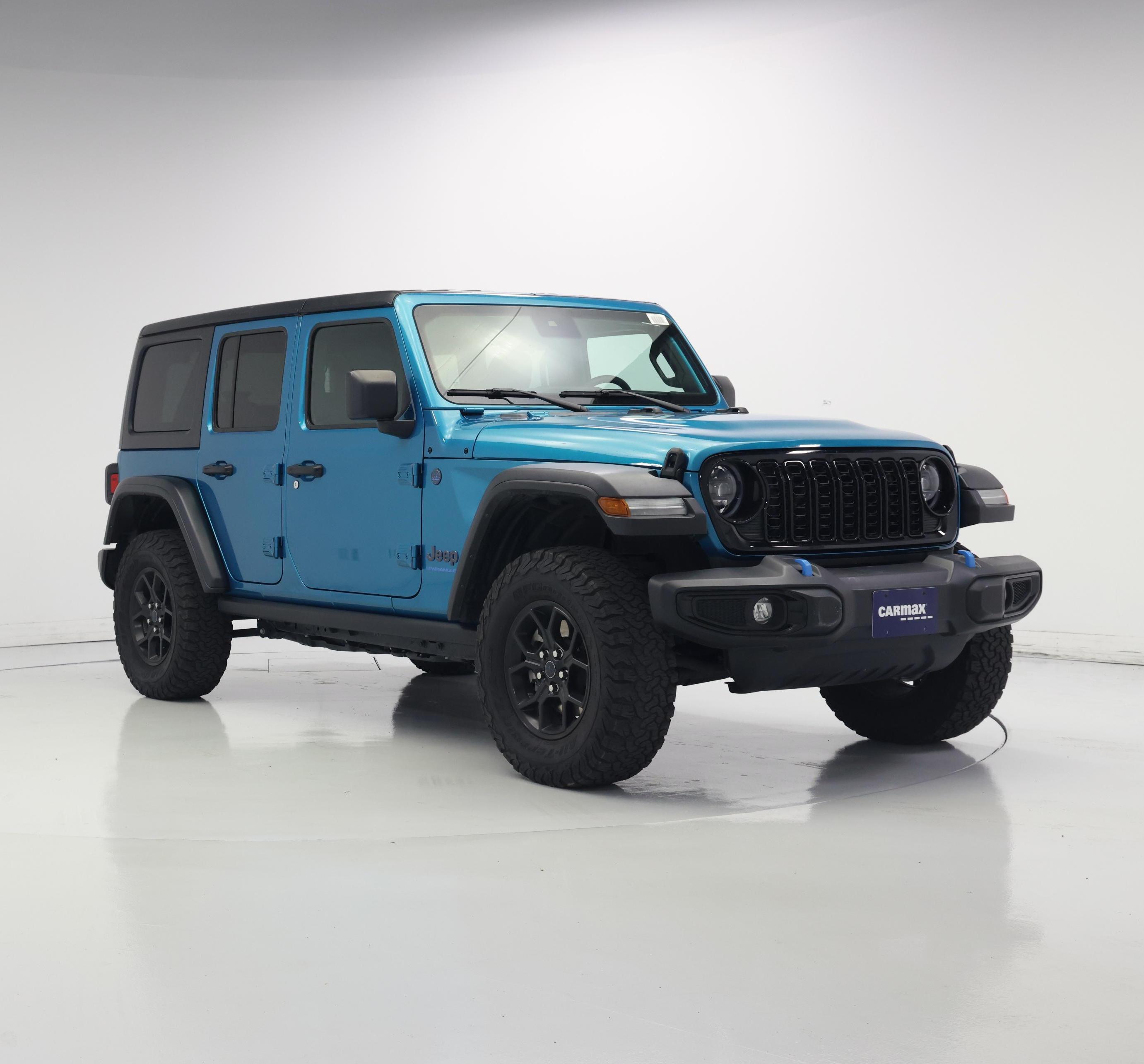 Blue 2024 Jeep Wrangler 4xe SUV / Crossover Four-Wheel Drive Automatic