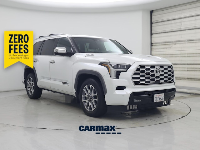 White 2025 Toyota Sequoia 1794 Edition 4WD SUV / Crossover Four-Wheel Drive Automatic