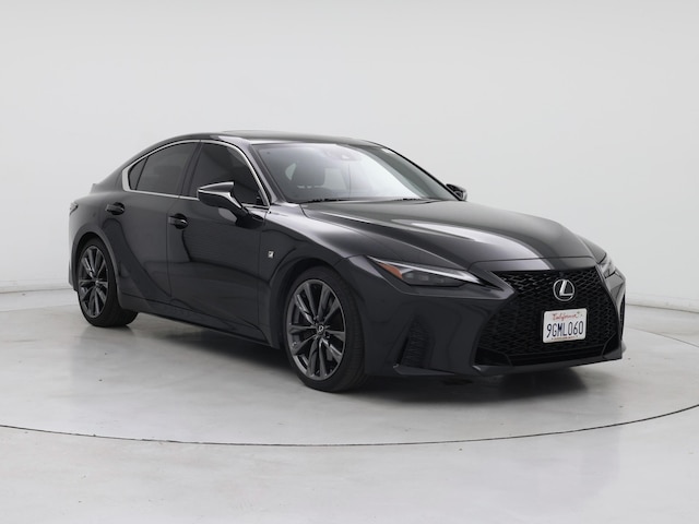 Black 2023 Lexus IS 350 F Sport RWD Sedan Rear-Wheel Drive Automatic