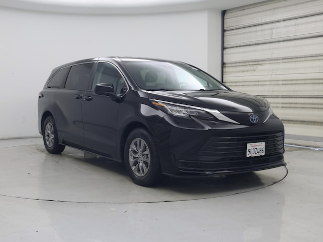 Black 2023 Toyota Sienna LE 8-Passenger FWD Minivan Front-Wheel Drive Automatic