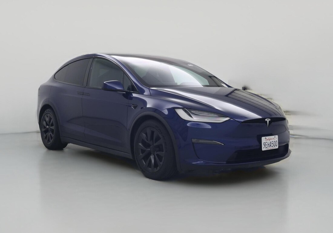 2023 Tesla Model X Plaid in Blue — CarMax photo