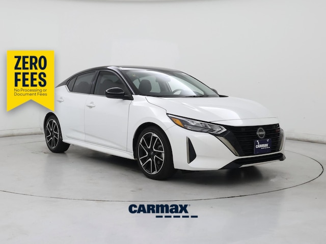 White 2024 Nissan Sentra Sedan Front-Wheel Drive Automatic