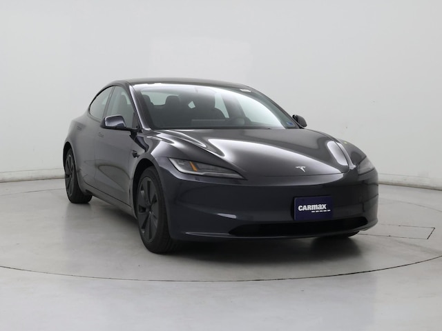 Gray 2025 Tesla Model 3 Long Range RWD Sedan Rear-Wheel Drive Automatic