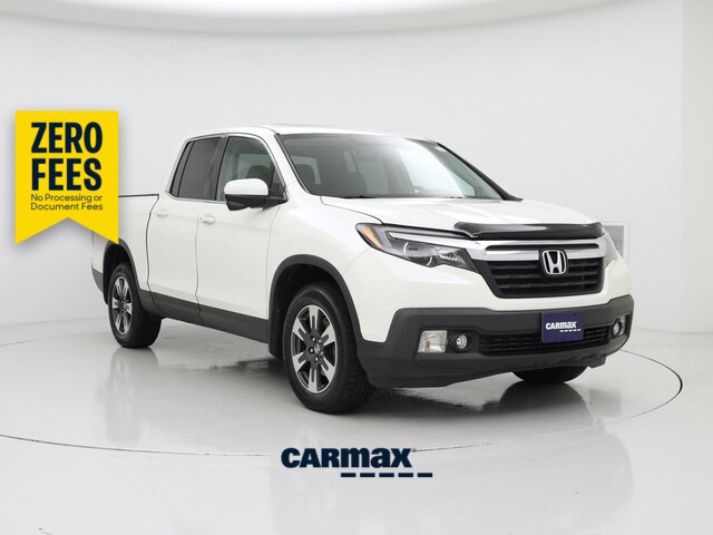 White 2019 Honda Ridgeline RTL-T AWD Pickup Truck All-Wheel Drive Automatic