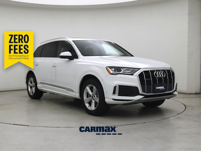 White 2021 Audi Q7 quattro Premium 45 TFSI SUV / Crossover All-Wheel Drive Automatic