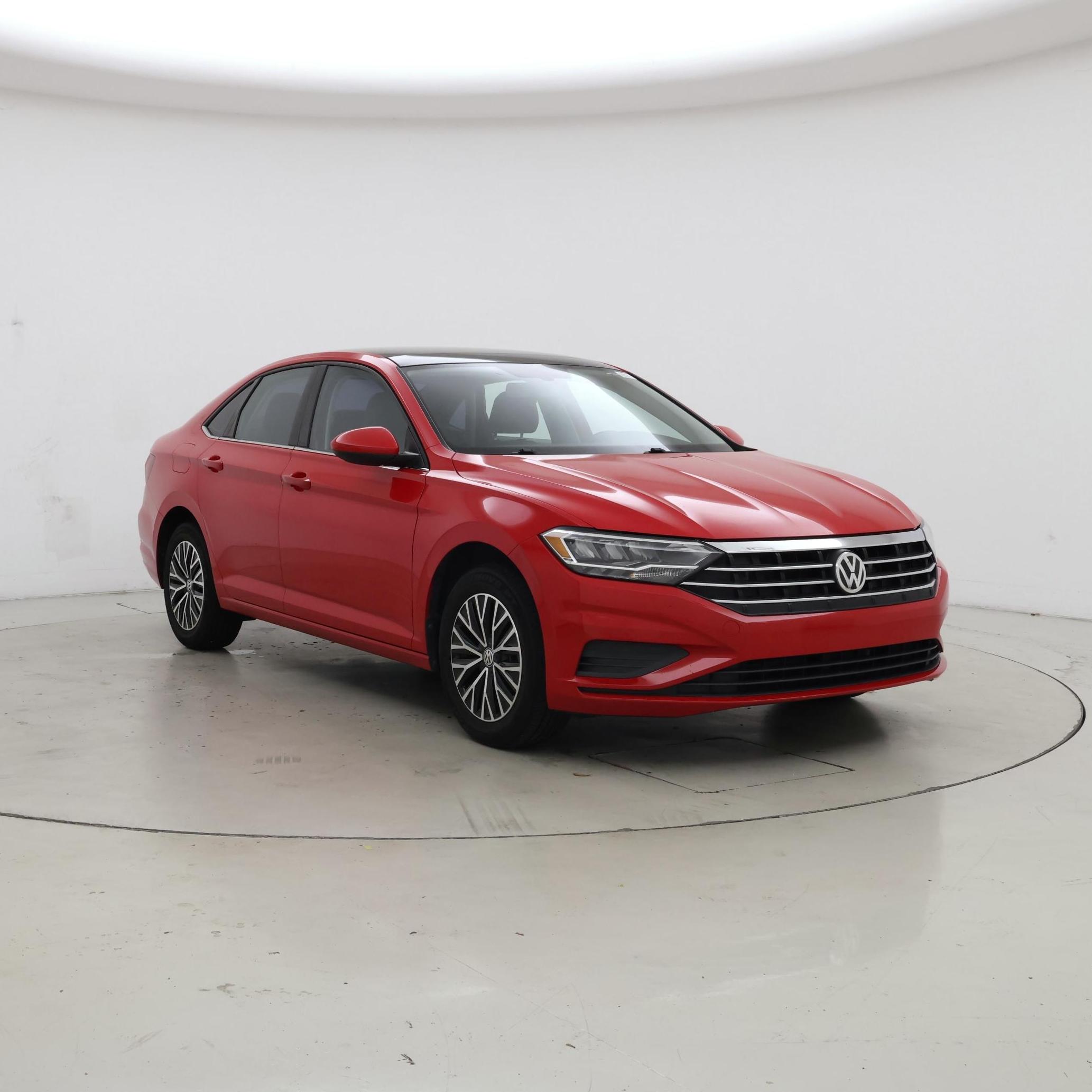 Red 2021 Volkswagen Jetta Sedan Front-Wheel Drive Automatic