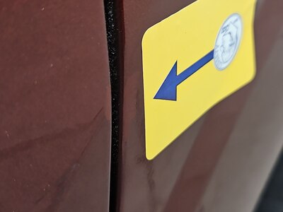 Rear Panel Passenger Side Cosmetic Imperfection