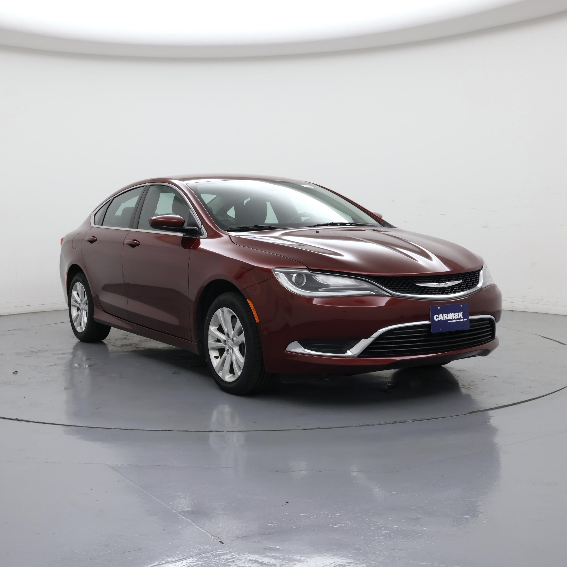 Red 2016 Chrysler 200 Sedan Front-Wheel Drive Automatic