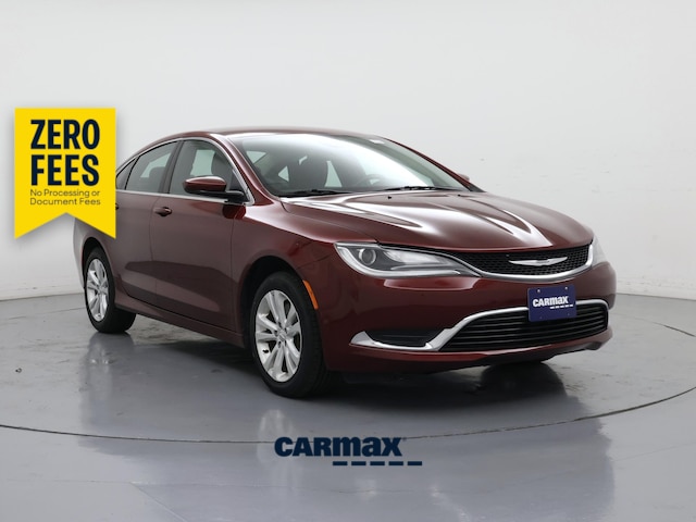 Red 2016 Chrysler 200 Sedan Front-Wheel Drive Automatic