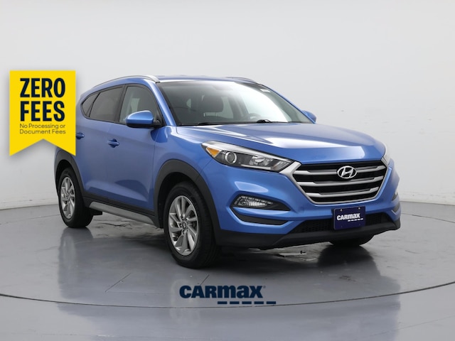 Blue 2018 Hyundai Tucson SUV / Crossover Front-Wheel Drive Automatic