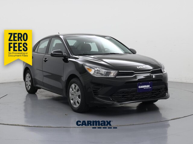 Black 2023 Kia Rio Sedan Front-Wheel Drive Automatic