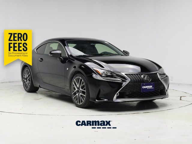 Black 2018 Lexus RC Coupe Rear-Wheel Drive Automatic