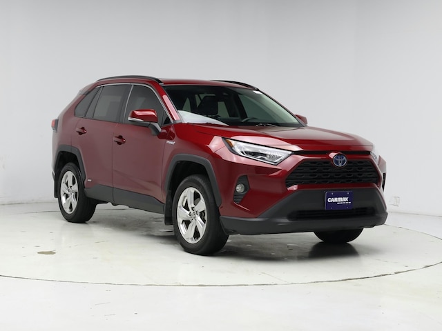 Red 2021 Toyota RAV4 Hybrid XLE Premium AWD SUV / Crossover All-Wheel Drive Automatic