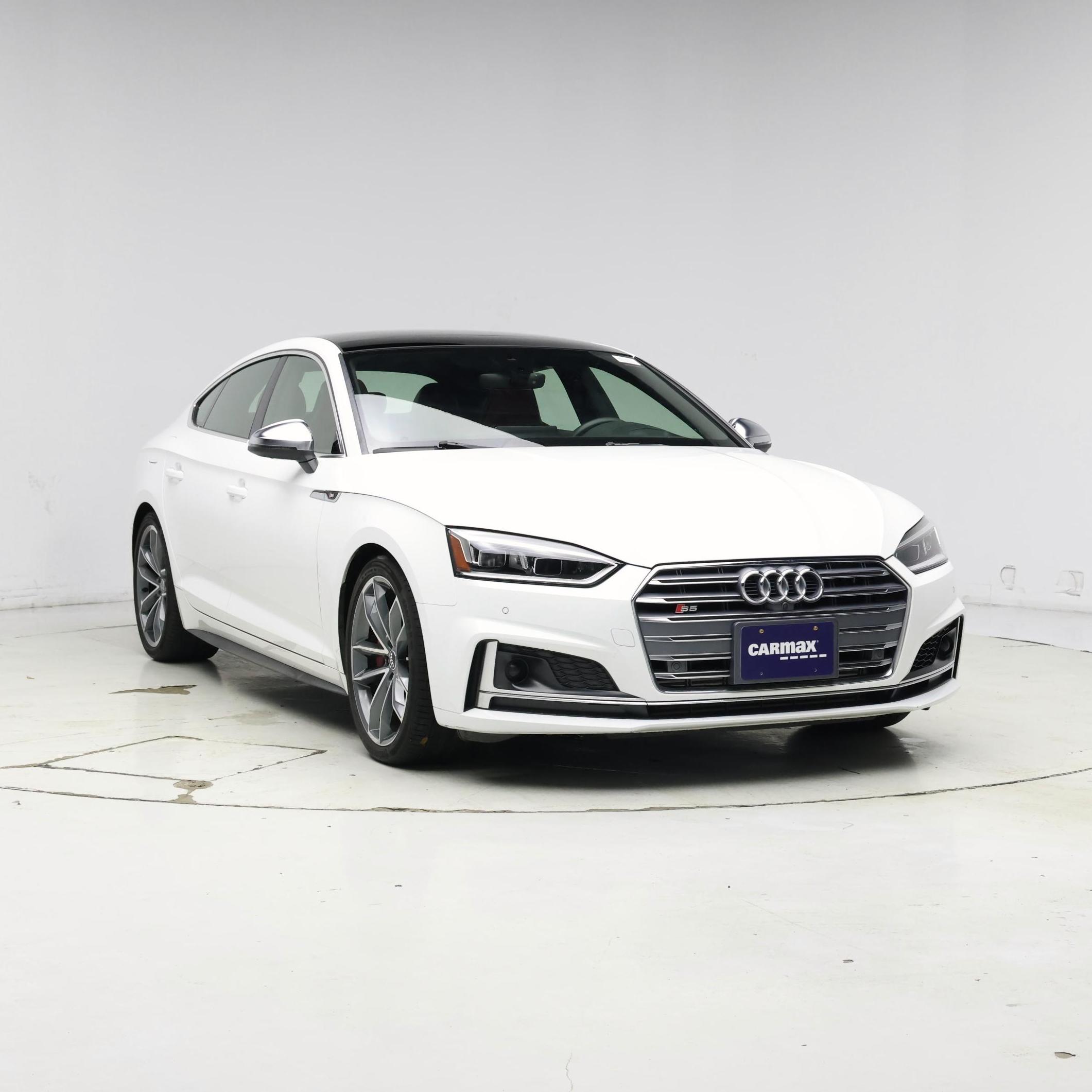 White 2018 Audi S5 Sportback Sedan All-Wheel Drive Automatic