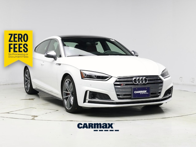 White 2018 Audi S5 Sportback Sedan All-Wheel Drive Automatic