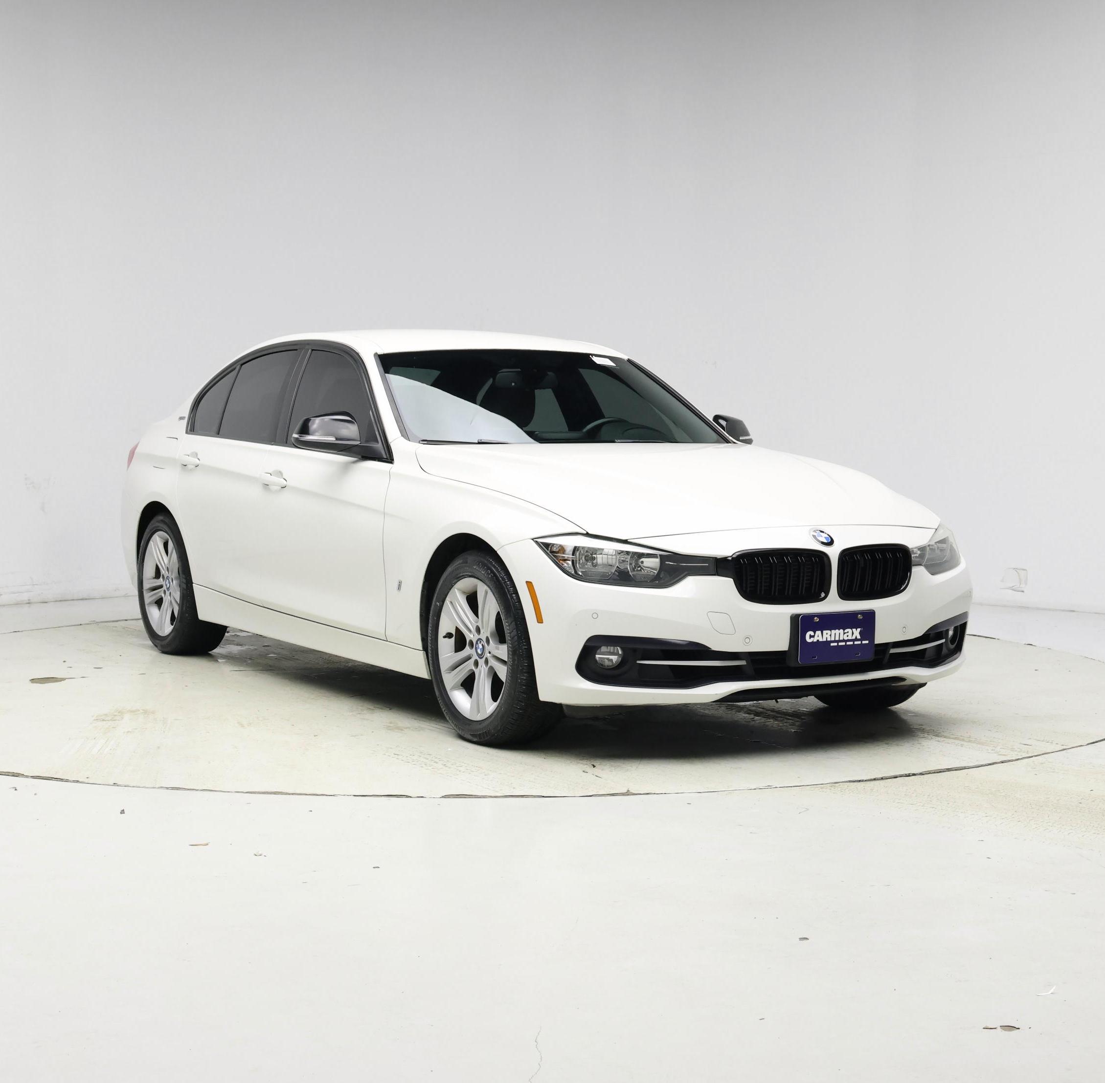 White 2017 BMW 3 Series Sedan Rear-Wheel Drive Automatic