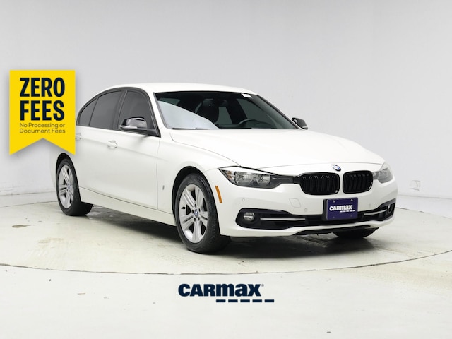 White 2017 BMW 3 Series Sedan Rear-Wheel Drive Automatic