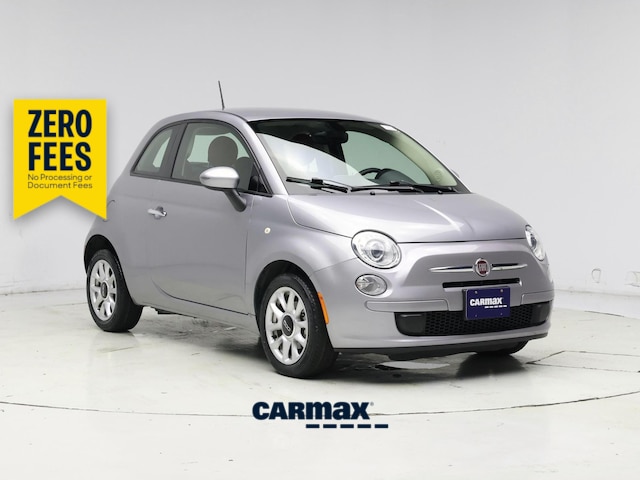 Silver 2017 FIAT 500 Pop Hatchback FWD Hatchback Front-Wheel Drive Automatic