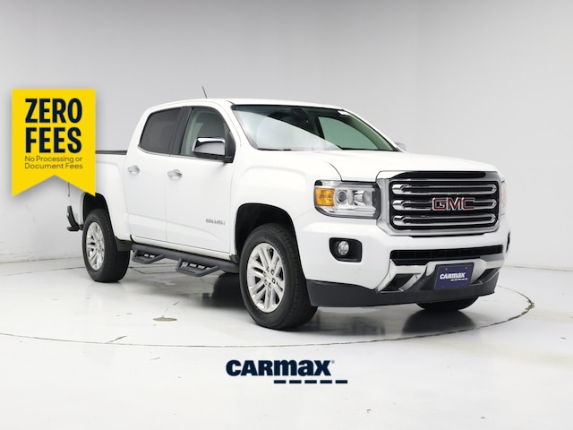 White 2018 GMC Canyon Pickup Truck Four-Wheel Drive Automatic