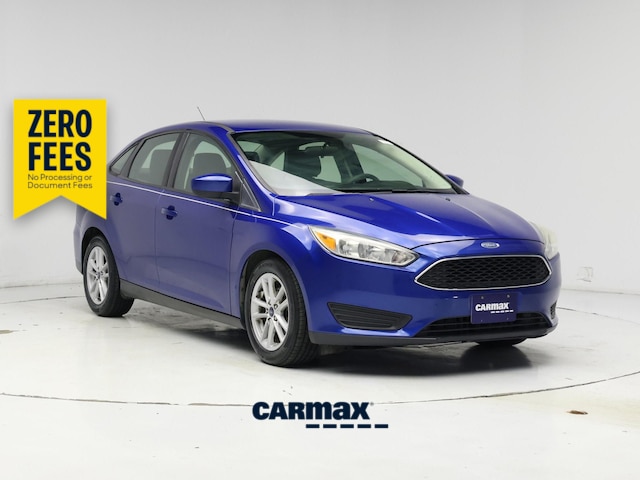 Blue 2018 Ford Focus Sedan Front-Wheel Drive Automatic