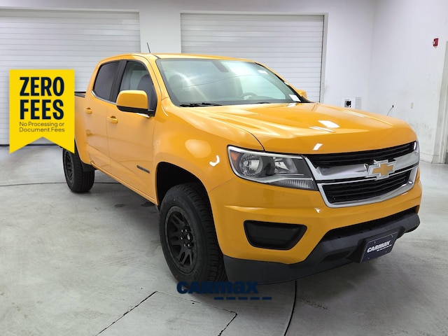 Yellow 2018 Chevrolet Colorado LT Crew Cab 4WD Pickup Truck Four-Wheel Drive Automatic