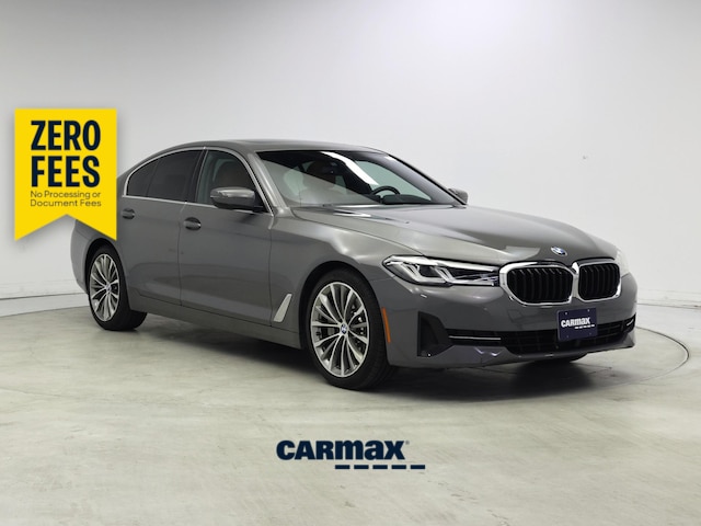 Gray 2022 BMW 5 Series 530i RWD Sedan Rear-Wheel Drive Automatic