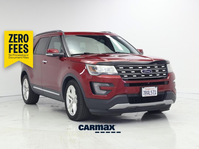 Red 2016 Ford Explorer SUV / Crossover Front-Wheel Drive Automatic