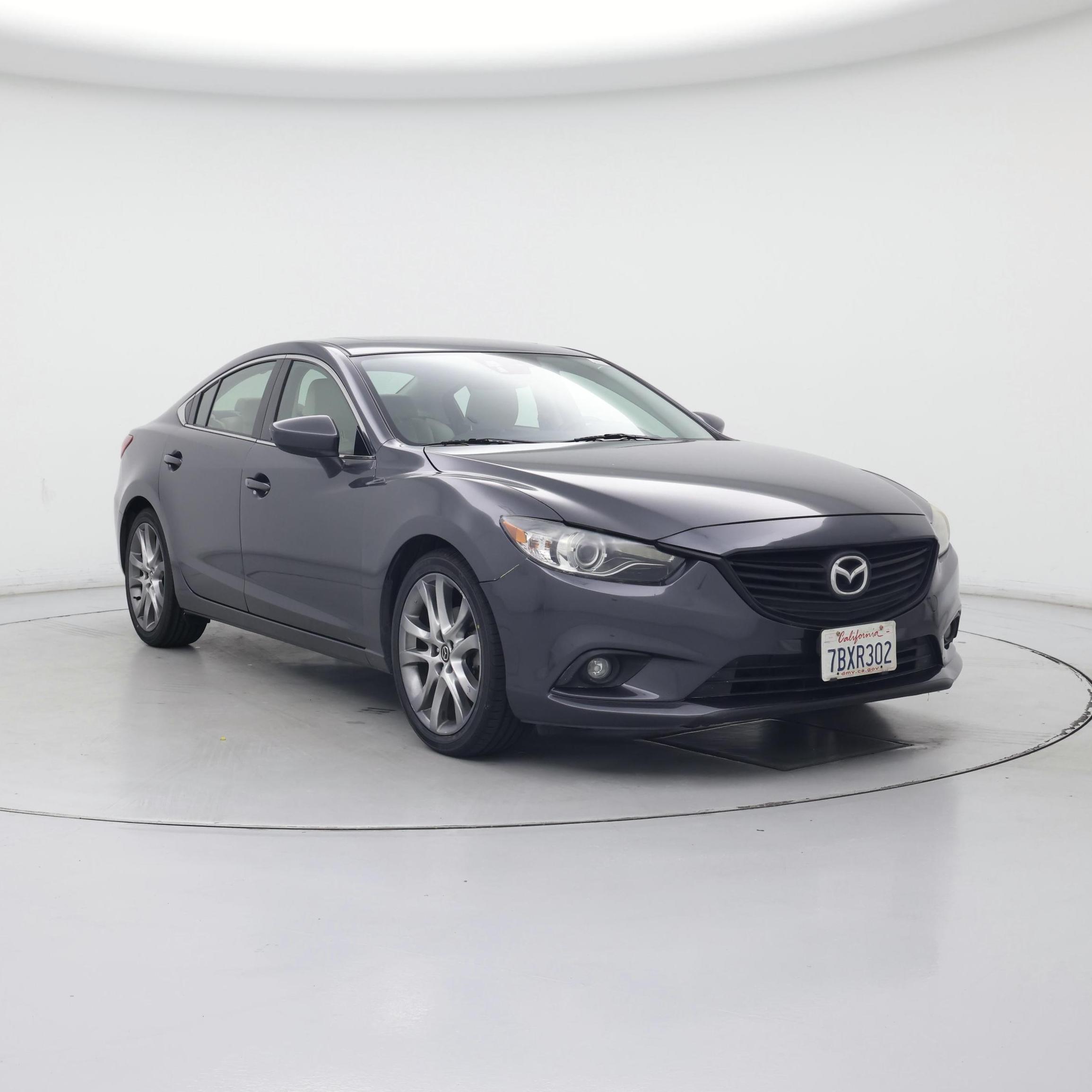 Gray 2014 Mazda MAZDA6 i Grand Touring Sedan Front-Wheel Drive Automatic