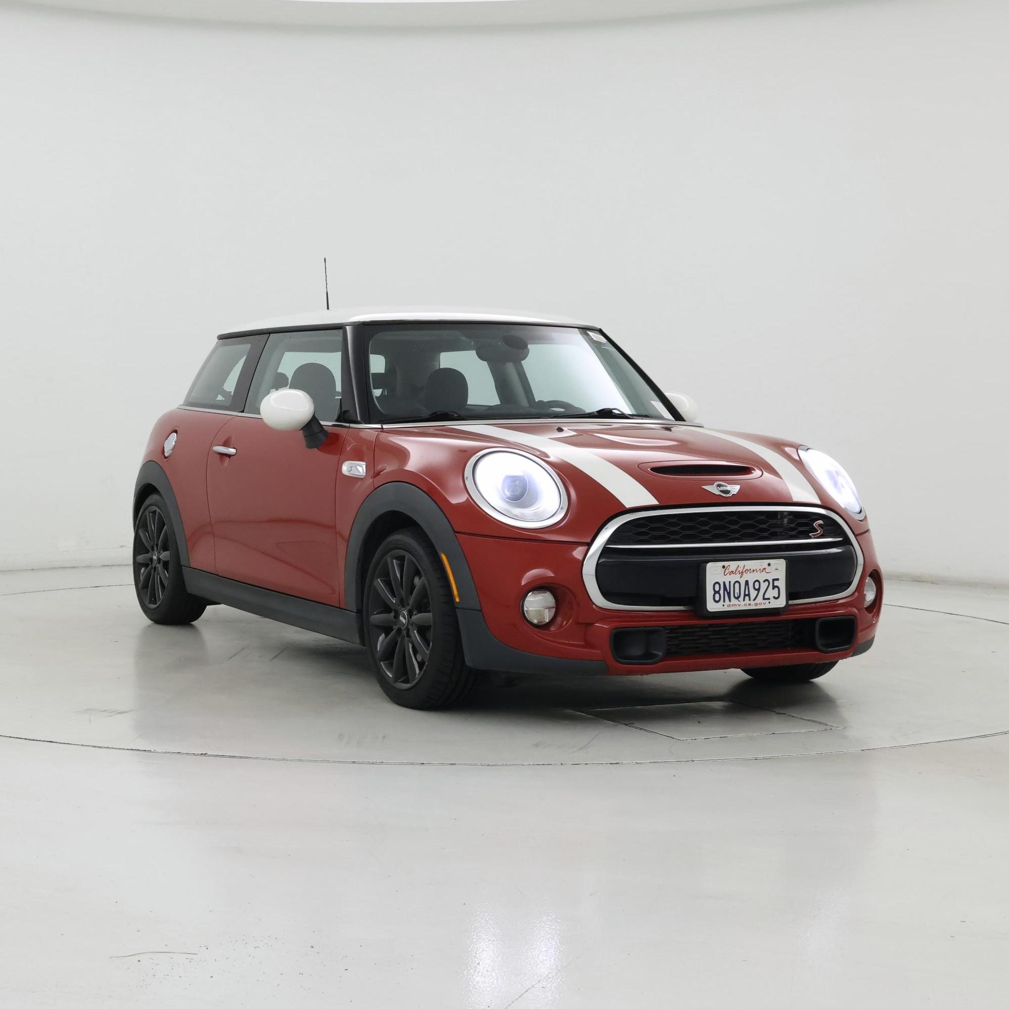 Red 2015 MINI Cooper Hatchback Front-Wheel Drive Automatic