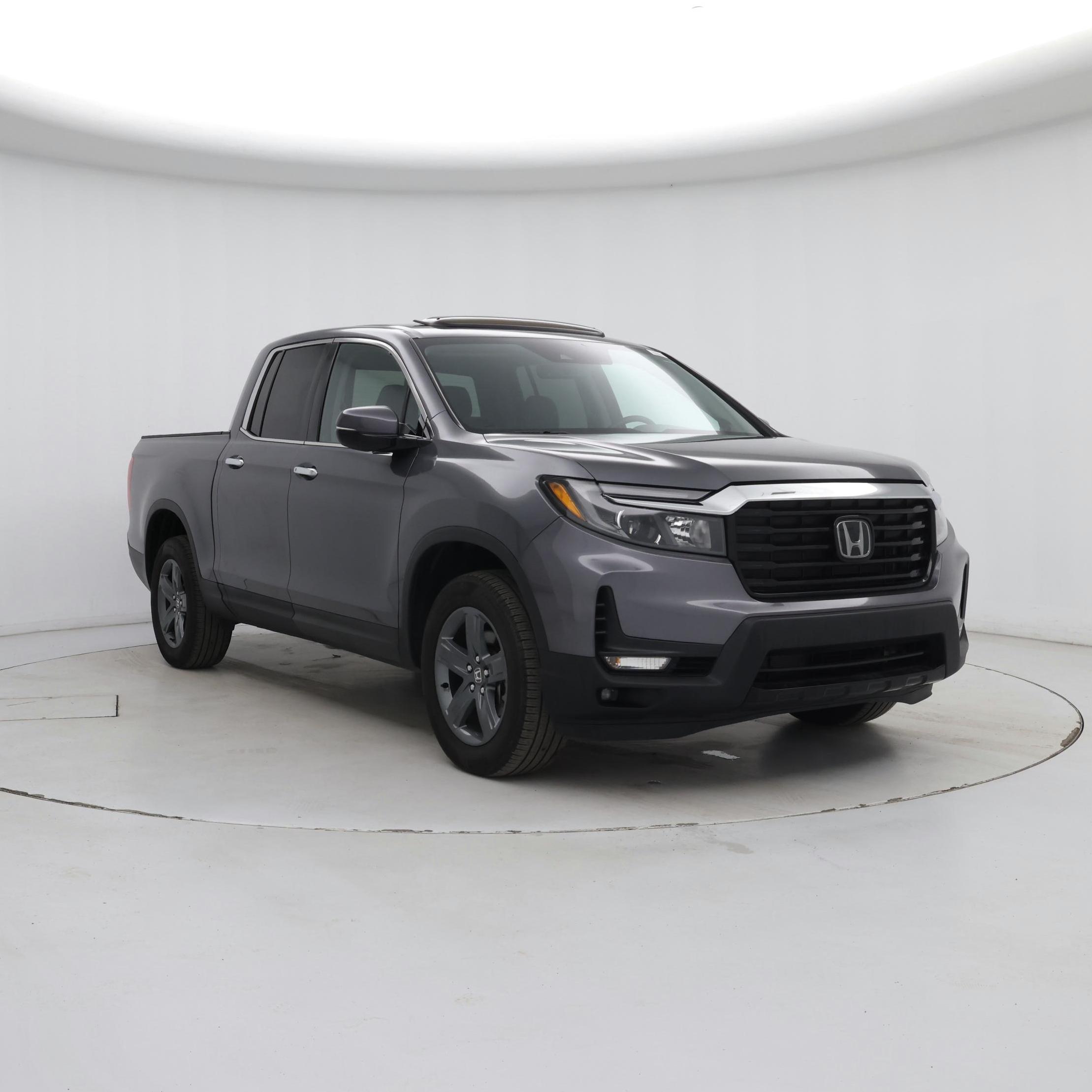 Gray 2023 Honda Ridgeline Pickup Truck All-Wheel Drive Automatic