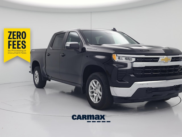 Black 2024 Chevrolet Silverado 1500 Pickup Truck Four-Wheel Drive Automatic