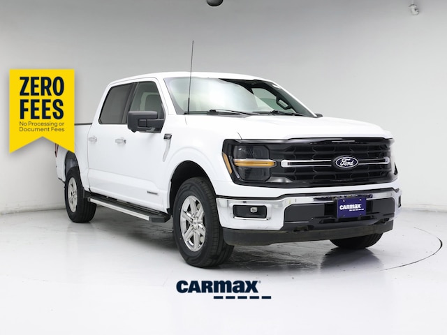 White 2024 Ford F-150 XLT SuperCrew 4WD Pickup Truck Four-Wheel Drive Automatic