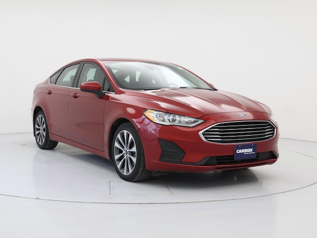 Red 2020 Ford Fusion SE AWD Sedan All-Wheel Drive Automatic