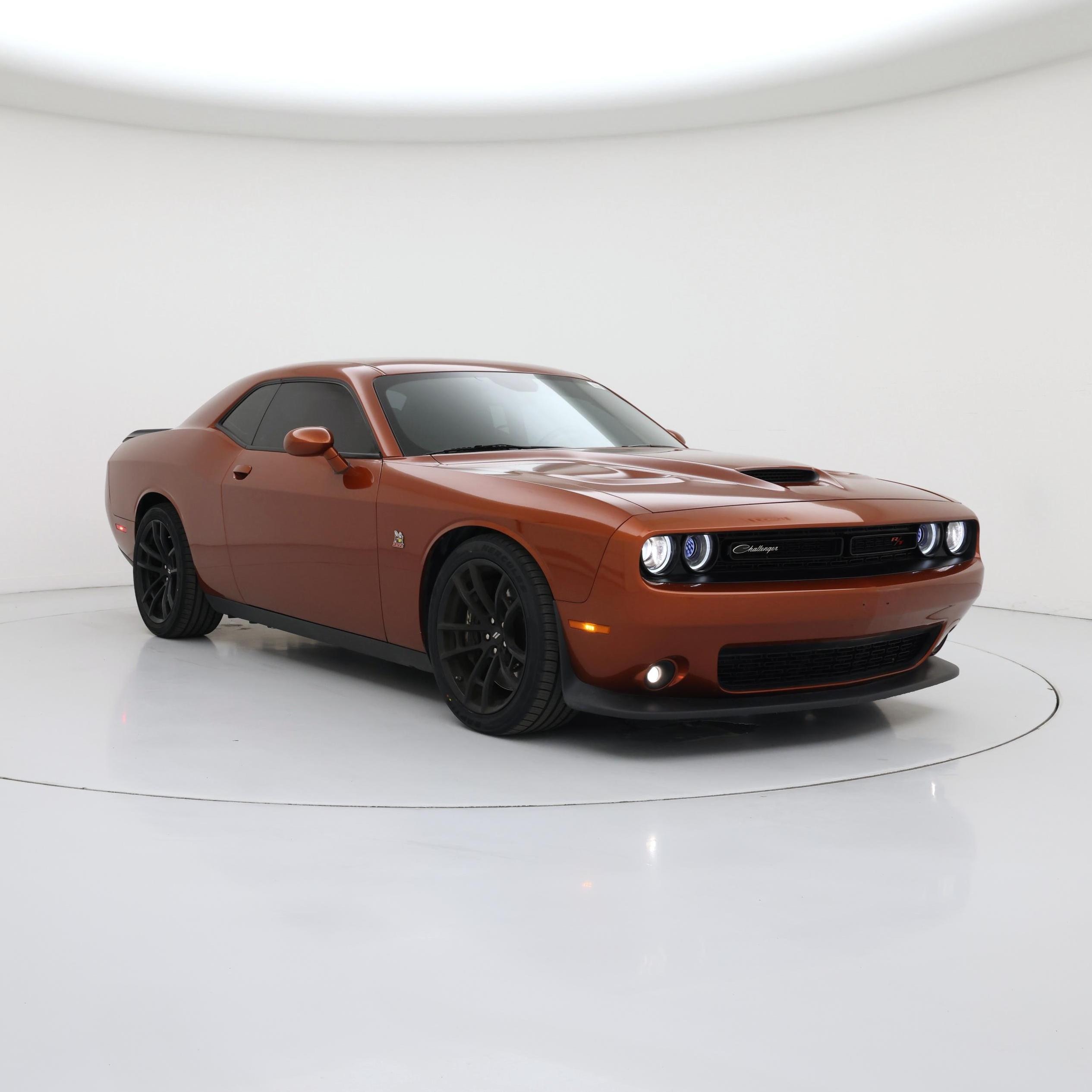 Orange 2021 Dodge Challenger Coupe Rear-Wheel Drive Automatic