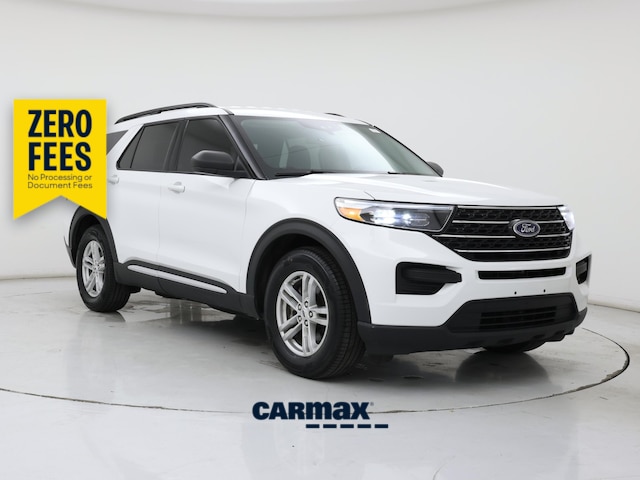 White 2022 Ford Explorer SUV / Crossover Rear-Wheel Drive Automatic