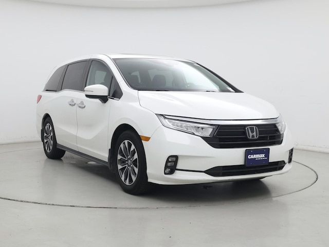 White 2022 Honda Odyssey EX-L FWD Minivan Front-Wheel Drive Automatic