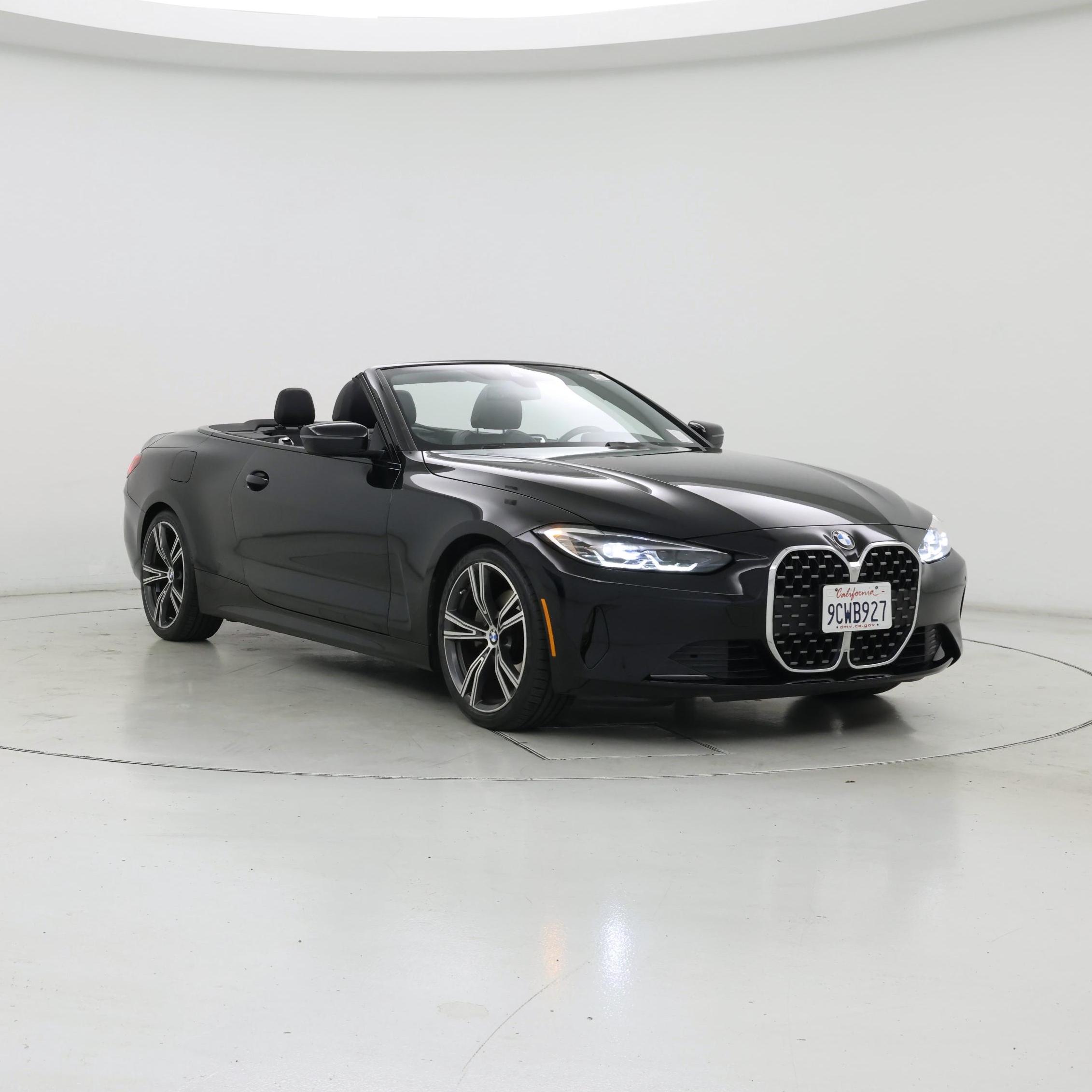 Black 2023 BMW 4 Series Convertible Rear-Wheel Drive Automatic