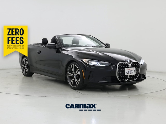 Black 2023 BMW 4 Series Convertible Rear-Wheel Drive Automatic