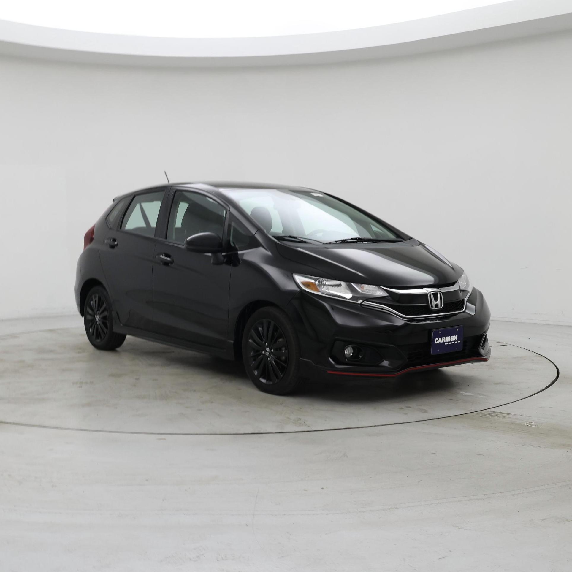 Black 2019 Honda Fit Hatchback Front-Wheel Drive Automatic