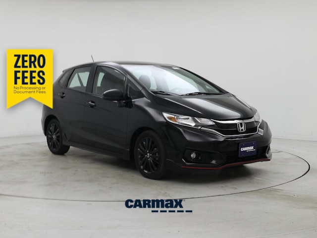 Black 2019 Honda Fit Hatchback Front-Wheel Drive Automatic