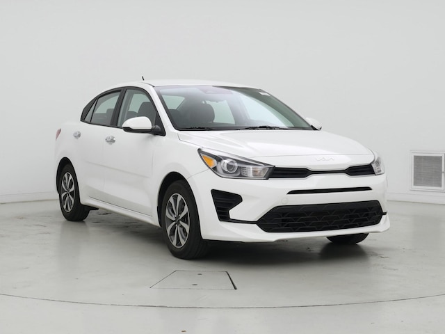 White 2022 Kia Rio S FWD Sedan Front-Wheel Drive Automatic