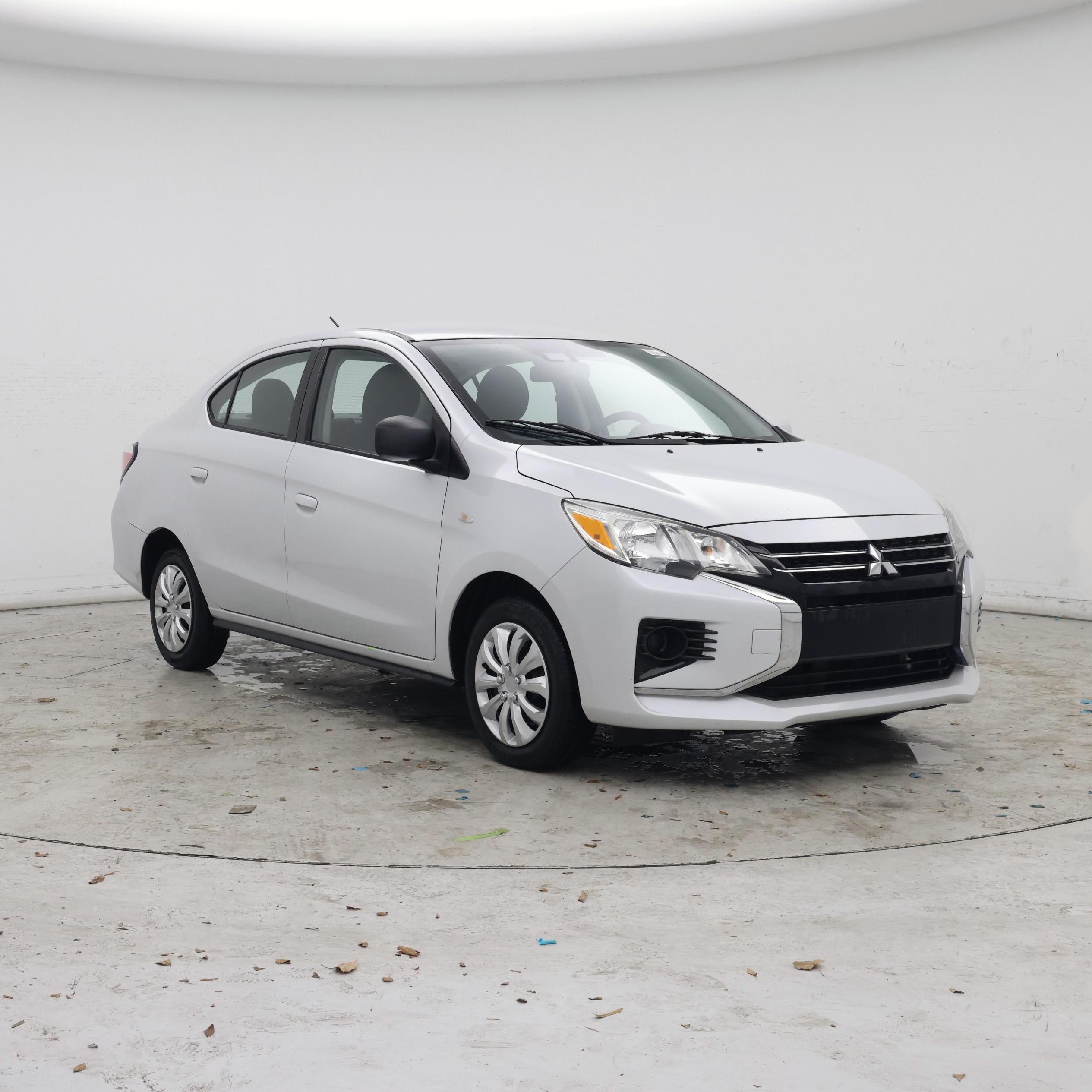 White 2023 Mitsubishi Mirage G4 ES FWD Sedan Front-Wheel Drive Automatic