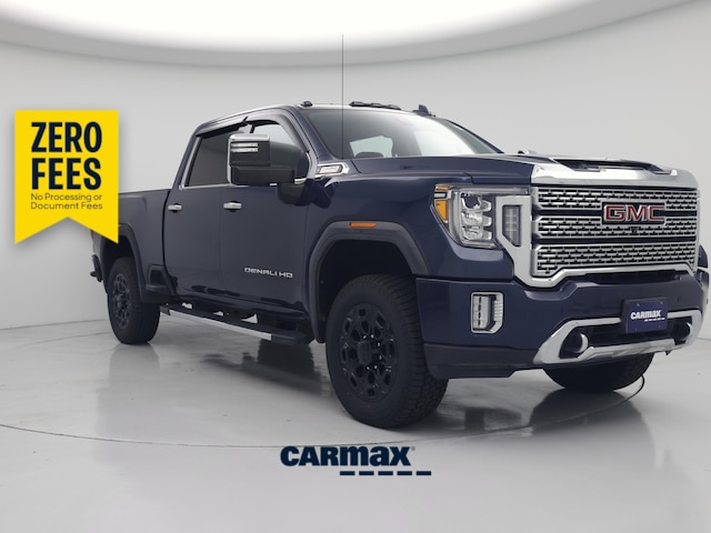 Blue 2020 GMC Sierra 2500HD Pickup Truck Four-Wheel Drive Automatic