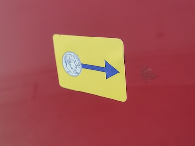 Rear Door Driver Side Cosmetic Imperfection