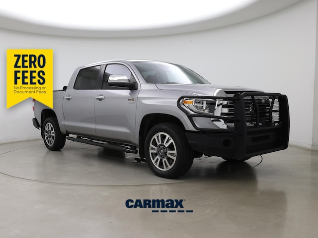 Silver 2020 Toyota Tundra Pickup Truck Four-Wheel Drive Automatic