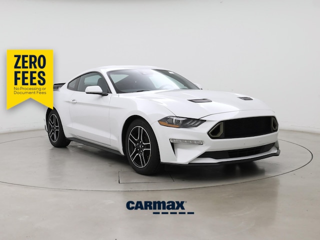 White 2022 Ford Mustang EcoBoost Fastback RWD Coupe Rear-Wheel Drive Automatic