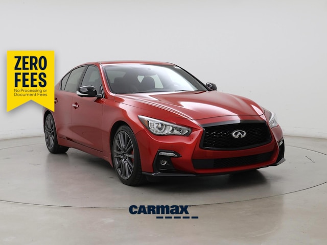 Red 2021 INFINITI Q50 Red Sport 400 RWD Sedan Rear-Wheel Drive Automatic